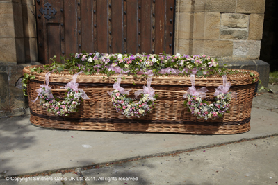 Pastal Pink Large Casket Spray